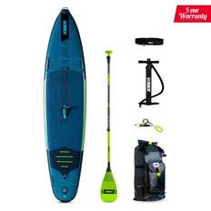 Jobe Aero Duna SUP Board 11.6 Package Steel Blue with Fiberglass Paddle Lime