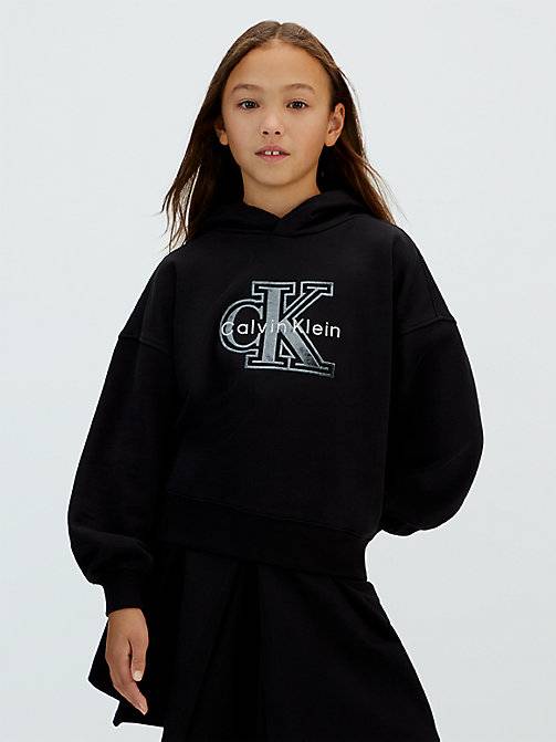 Oversized Logo Hoodie - Black - 10