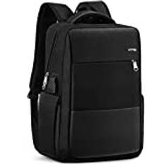 HOMIEE Ryggsäck herr, 15,6 tums laptop ryggsäck vattentät, handbagage flygplan reseryggsäck business ryggsäck resa ryggsäck city uni laptopväska stor med USB-laddningsport