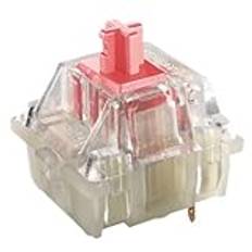 Paket med Cherry MX Switches Nyckelbrytare för Mekaniska Speltangentbord | Plattmonterad | MX3AL1NA (Cherry RGB Silent Red, 10 st)