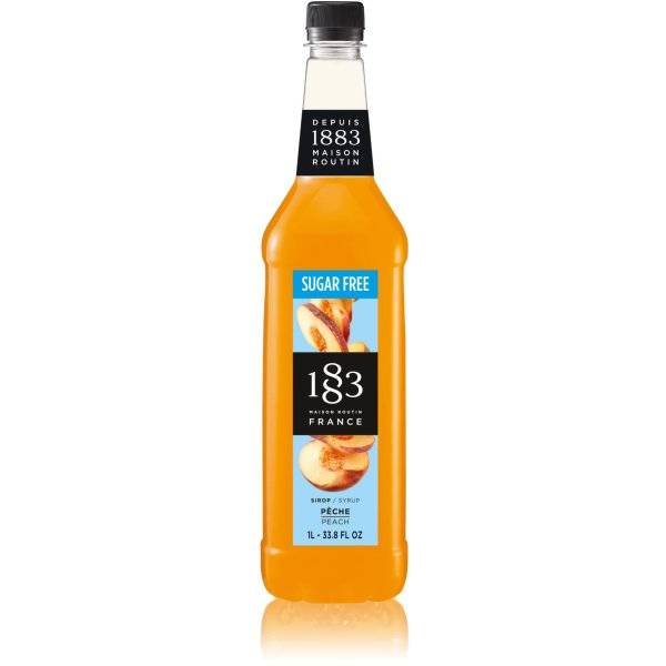 Maison Routin 1883 Sugar Free Peach sockerfri syrup 1000 ml