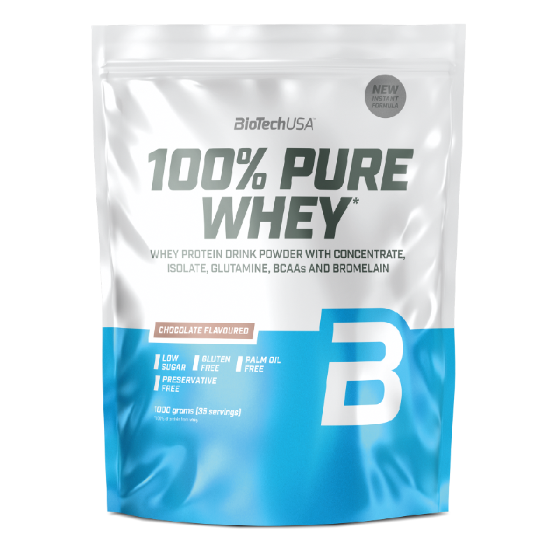 BioTechUSA 100% Pure Whey 900g - Chocolate