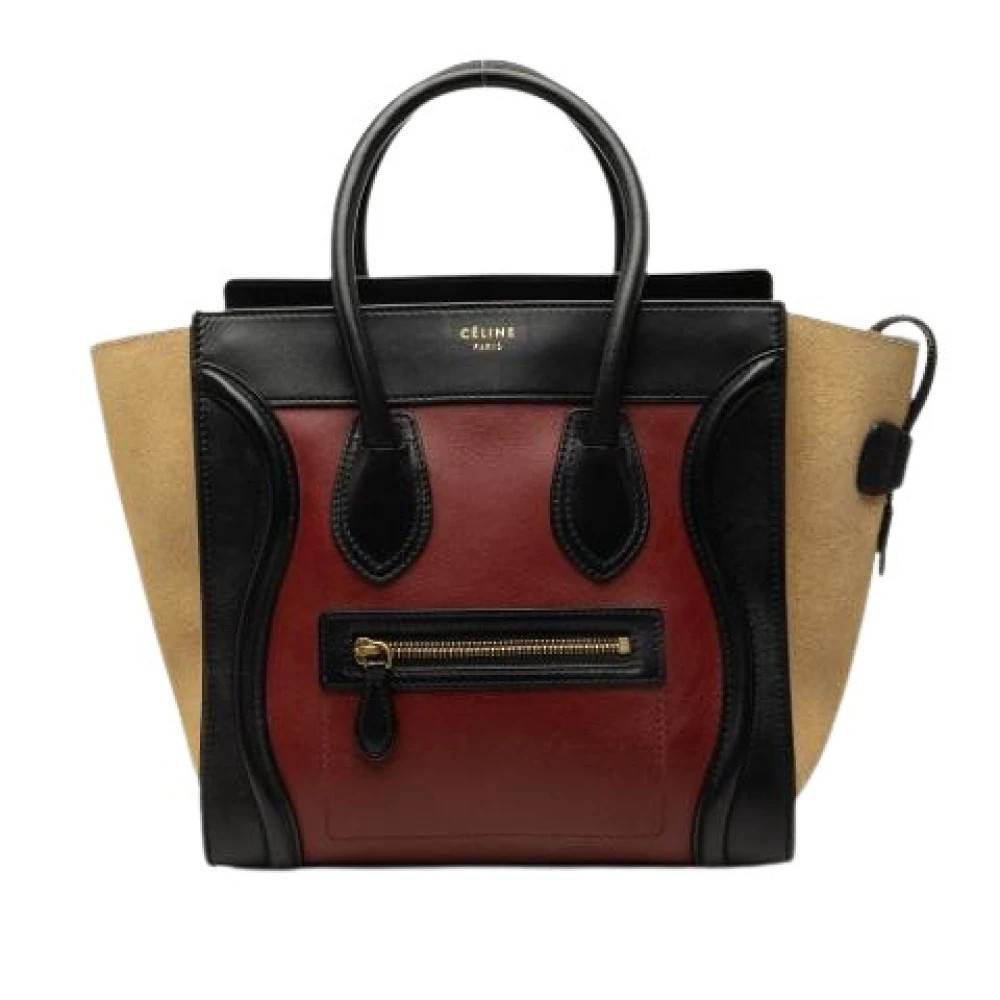 Celine Vintage Pre-owned Luggage Tote - Vintage - Dame - Flerfarvet - ONE SIZE - Læder