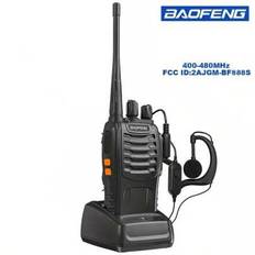1st BAOFENG BF-888S UHF-radio UHF 400-480MHz Amatörradio Handhållen tvåvägsradio - bärbara walkie talkies för vuxna, vandring Cykling Camping - 1 st walkie talkie