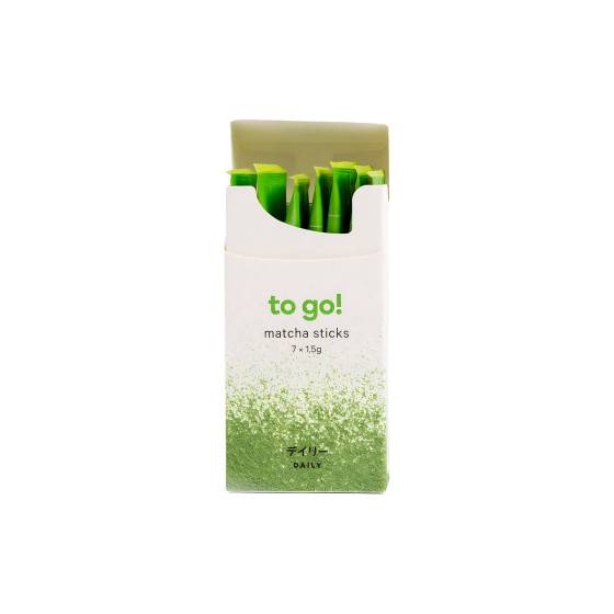 Organic matcha sticks Moya Matcha To Go! Daily, 7 pcs.