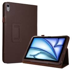 iPad Air 13" 2024 Etui med stativ - Brun