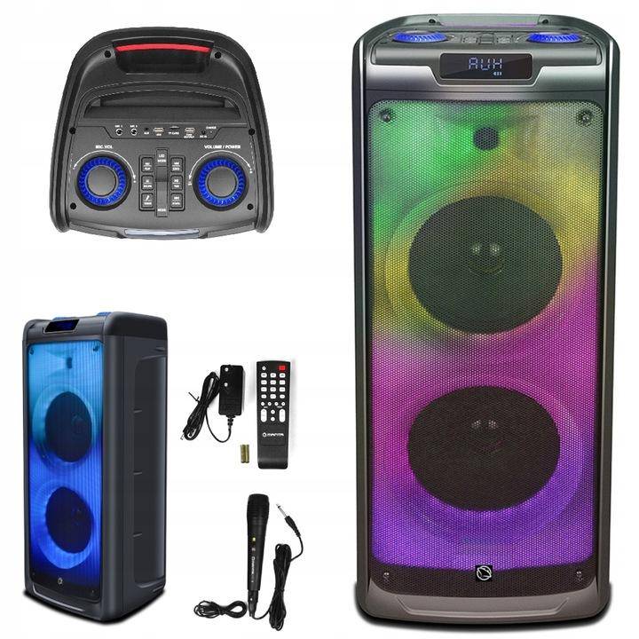 Głośnik Bluetooth Przenośny Karaoke Manta 100W Usb