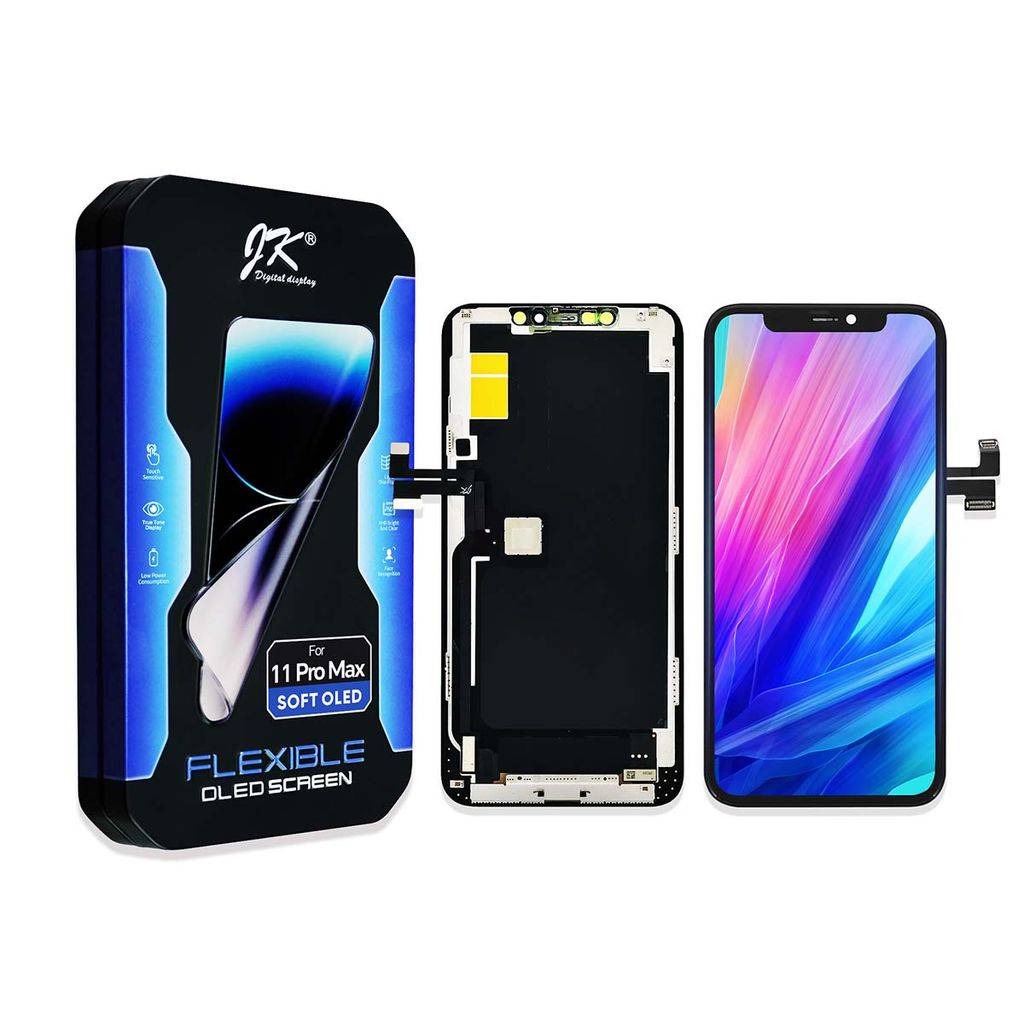 iPhone 11 Pro Max Soft OLED Skärm – JK Premium