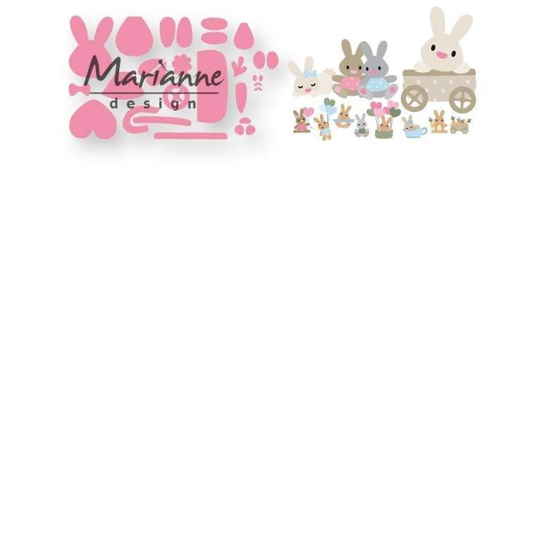 Marianne Design Dies - Elines Baby Bunny