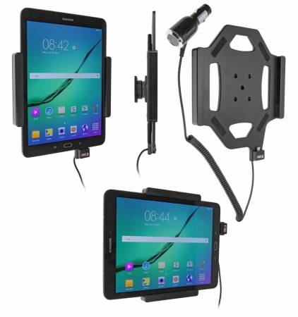 Brodit Aktiv holder med cigarkontakt, Samsung Galaxy Tab S2 9.7 SM-T810/SM-T813/SM-T815/SM-T819