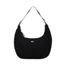 Tommy Hilfiger, Tasker , Dame, Sort, ONE SIZE, Uld, Sort dame taske med lynlås lukning