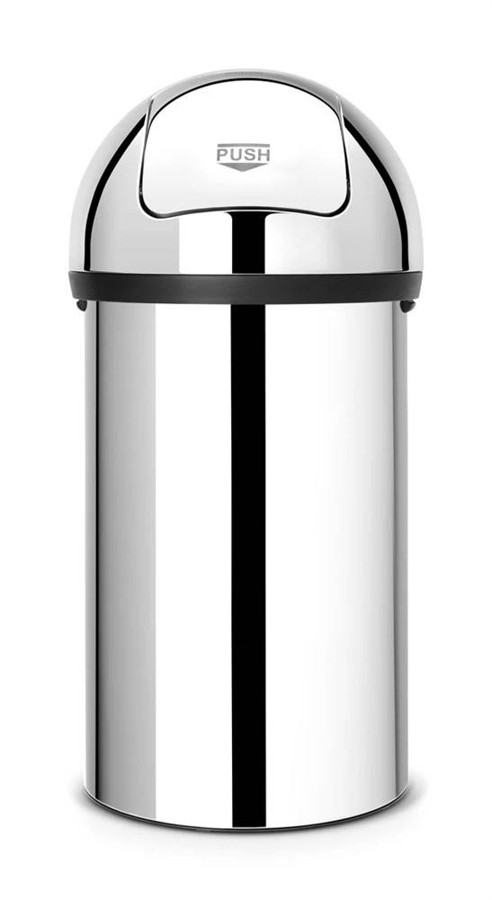 Brabantia soptunna m/vipp-lock 60 liter Rostfri