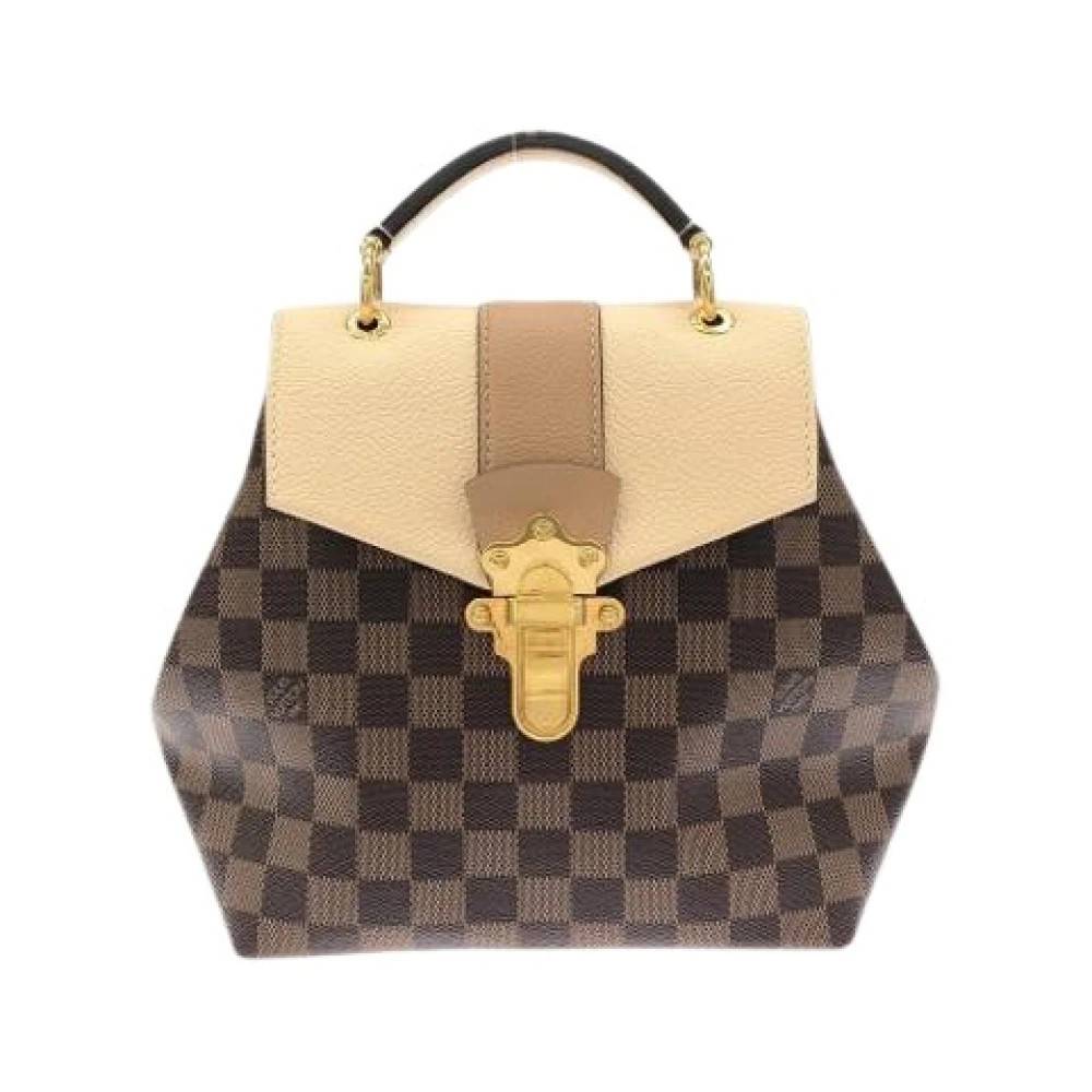 Louis Vuitton Vintage Pre-owned Vintage Damier Ebene rygsæk - Vintage - Dame - Brun - ONE SIZE - Uld