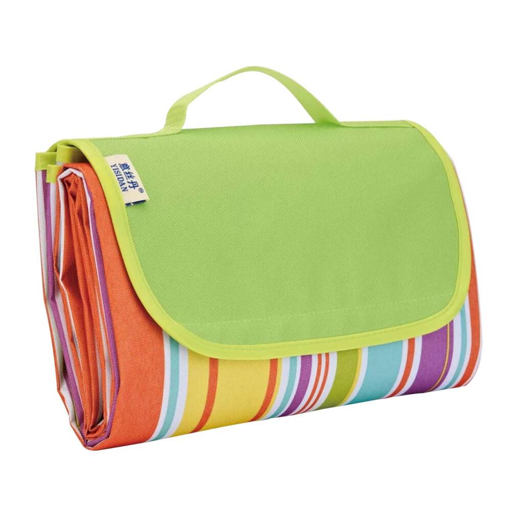 Vandtæt Oxford Camping Picnic Tæppe Udendørs Foldbar Strandmåtte 57*31,5 Tommer