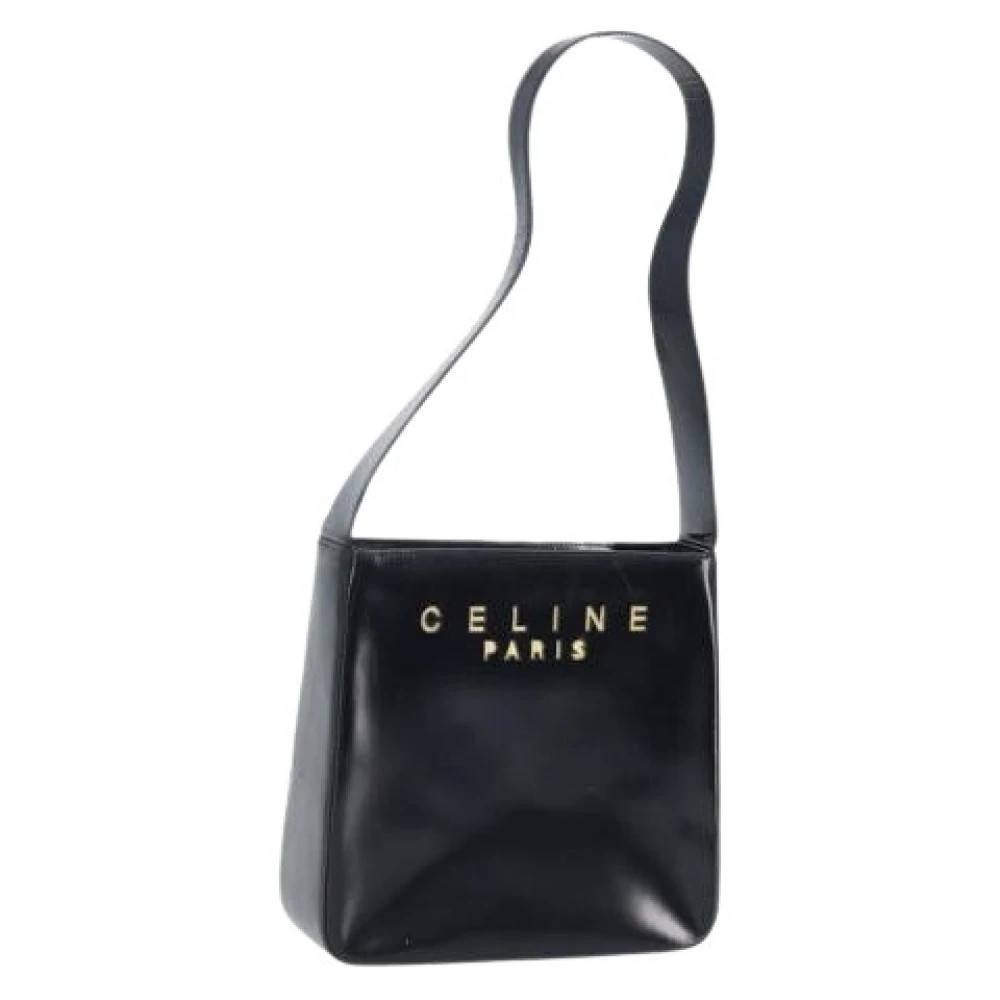 Celine Vintage Pre-owned Vintage Skuldertaske - Vintage - Dame - Sort - ONE SIZE - Uld