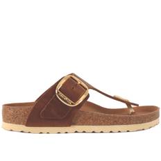 Birkenstock gizeh big buckle brun slenters str. 36