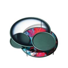 Driade - Sangaku Coffee Table - Green/Texture Combusto - Sofaborde - Elena Salmistraro - Grøn - Glas/Metal