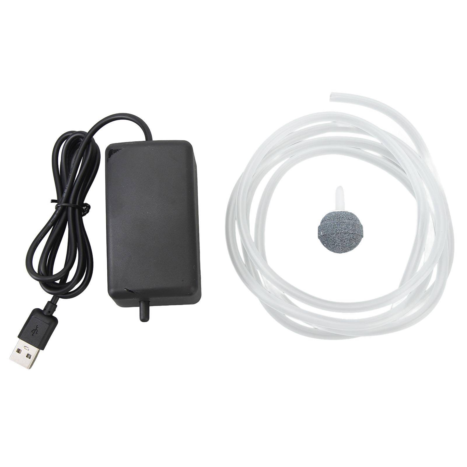 Akvarium Syre Luftpump Hög Effektivitet Syresättning IP65 Vattentät Bärbar Liten Akvarium Tyst