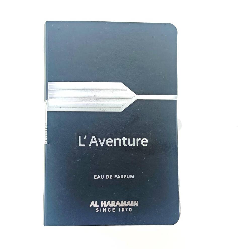 Al Haramain L'aventure til m?nd Eau De Parfum Vial Spray 0,02 Ounce