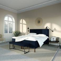 Karma Lux elevationsseng 160x200 cm. med Lux topmadras - full cover