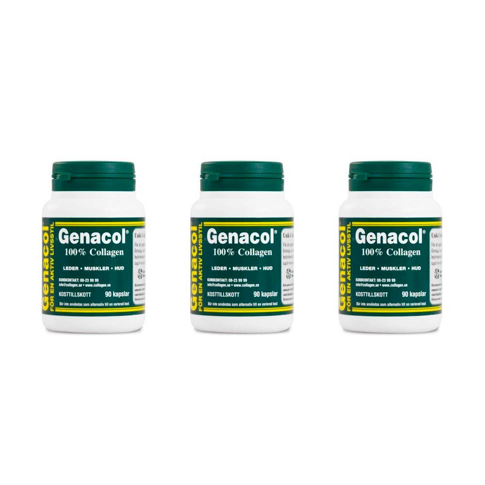 x3 Genacol 100% Collagen 90 kapslar