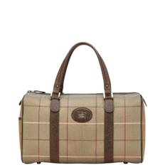 Burberry Vintage, Pre-owned, Dame, Grøn, ONE SIZE, Tyl, Pre-owned canvas håndtasker