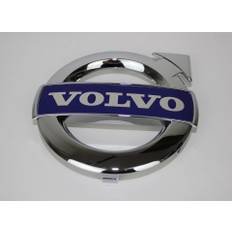 Emblem med ramme i grill til mange Volvo med 125mm. emblem