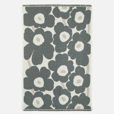 Marimekko Unikko Jacquard Pläd Grå/Beige 150x220 cm