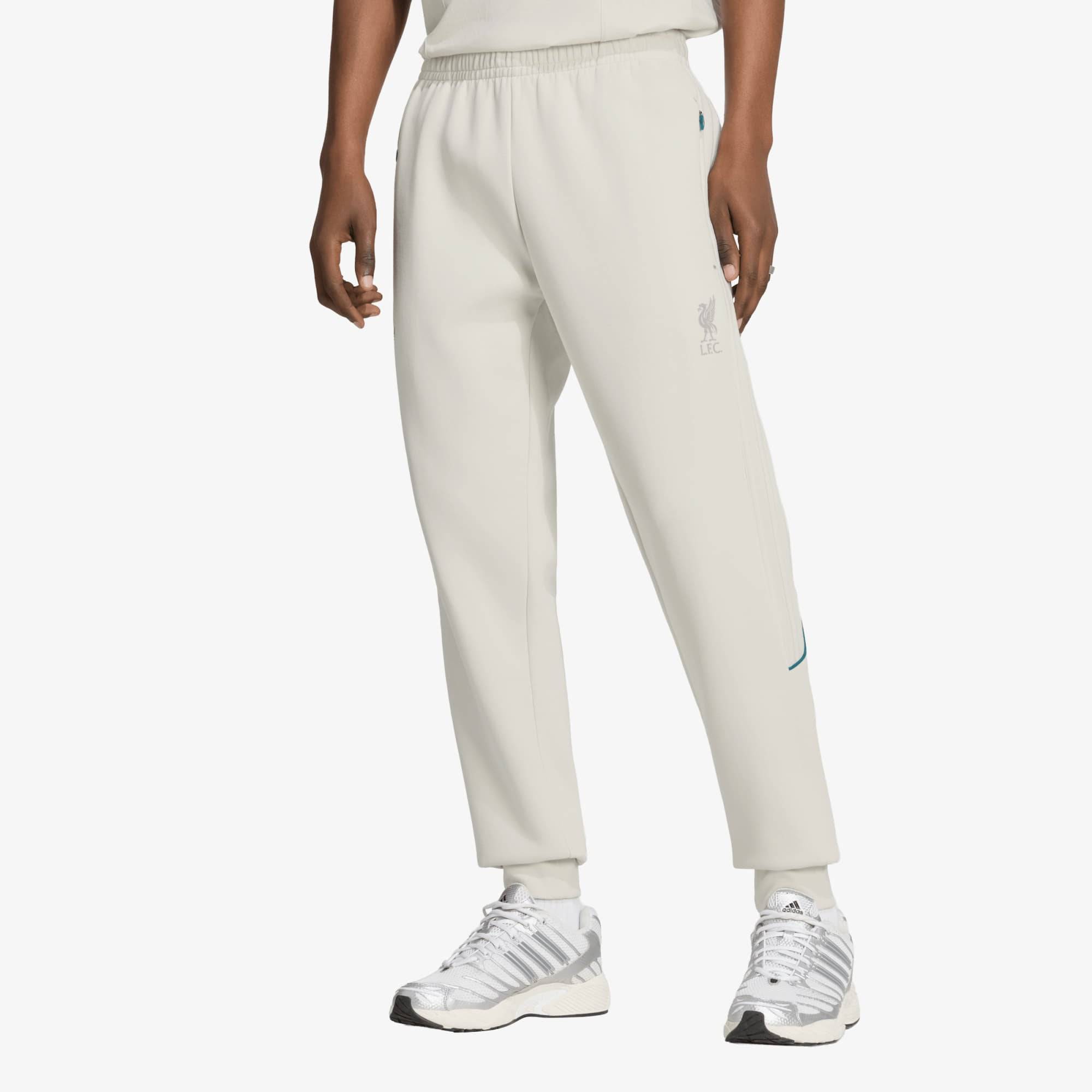 Joggingbukser adidas Lfc Spacer Teamgeist 26 Trackpant Orbit Grey XS - Orbit Grey - XS