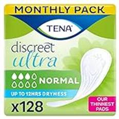 TENA dam diskreta mini plus inkontinensdynor för kvinnor paket med 128