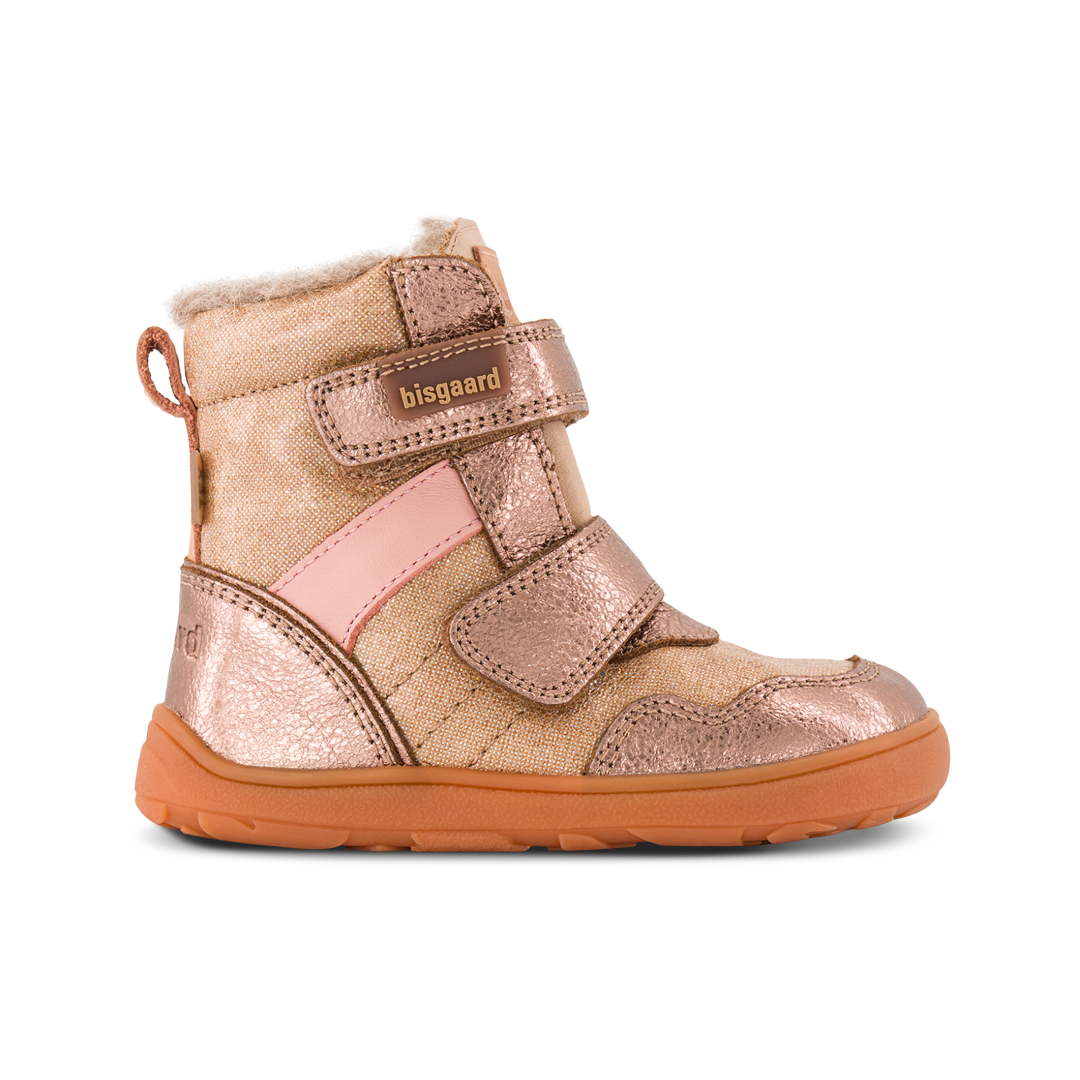 Bisgaard Barefoot Timo Tex Vinterstøvle Rosa 64129 - 25