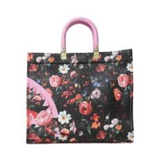 SPRAYGROUND, Taske, Dame, Lyserød, ONE SIZE, Uld, Elegant Floral Shark Tote Bag