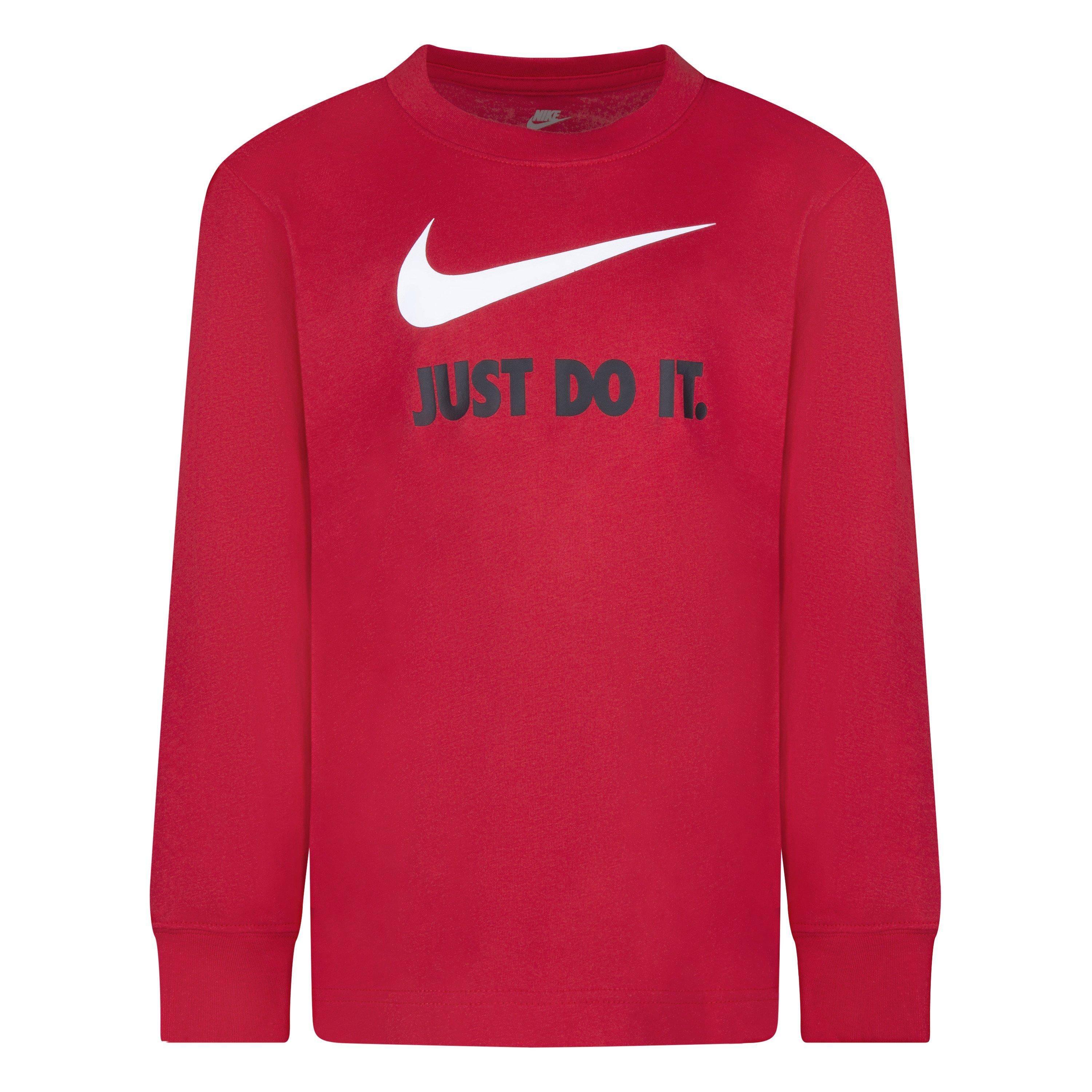 Nike Kids' Swoosh Just Do It Long Sleeve T-Shirt
