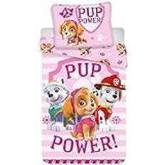 Paw Patrol Pup Power påslakanset i bomull