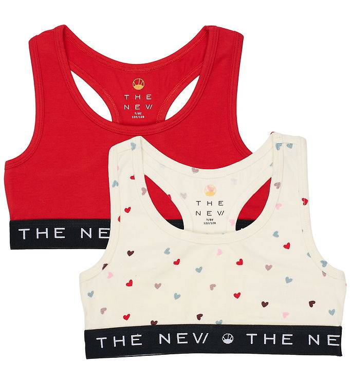 The New Toppe - 2-pak - TnThe New - Mars Red - The New - 5-6 år (110-116) - Tanktop