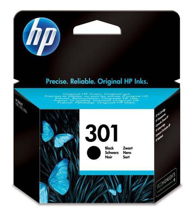 Hp Ink Cartridge HP 301 Black Ink Cartridge Genuine (CH561EE)