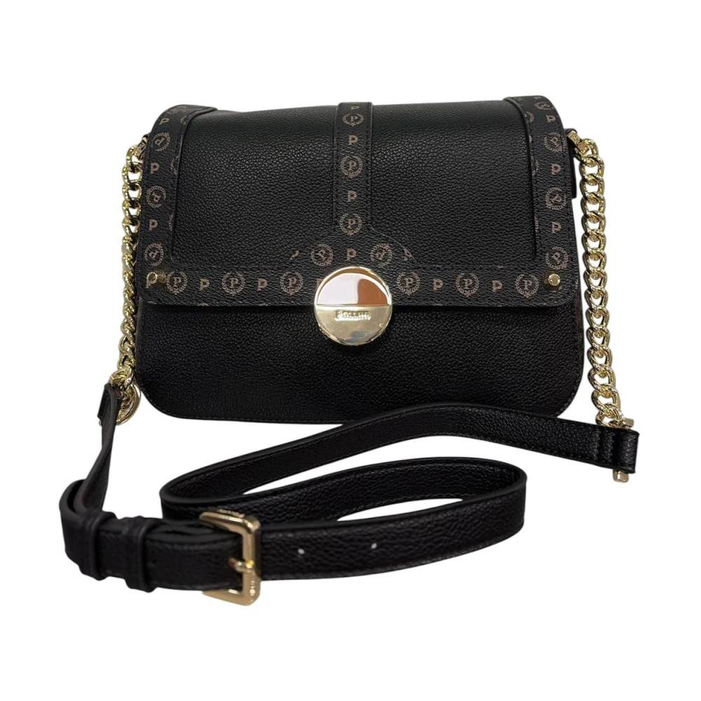 Pollini Flap Crossbody Taske - Tasker - Dame - Sort - ONE SIZE -