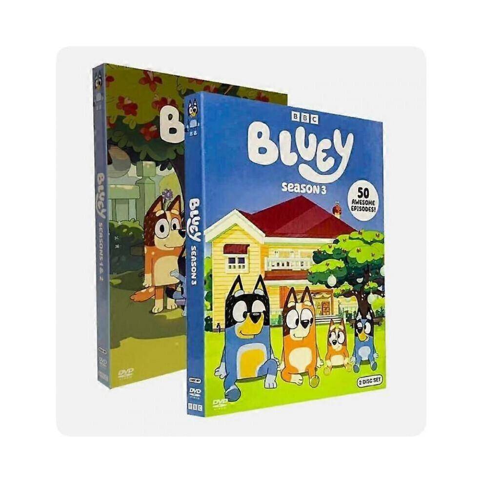 Bluey: Hela TV-serien, Säsong 1-3 (DVD 6-Disc Box-Set) engelsk version