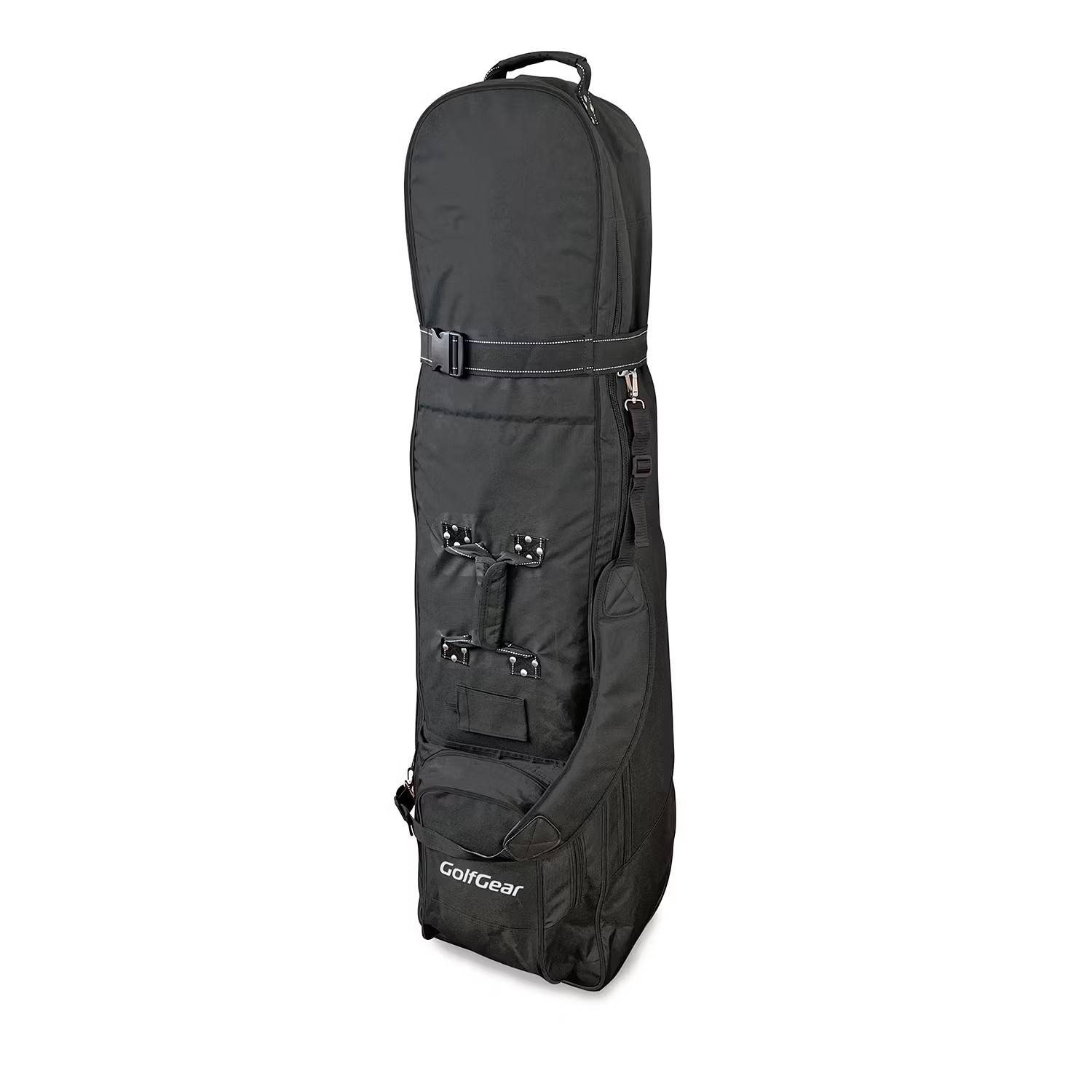 GolfGear Travelcover PLUS: Svart/Silver-#c8c8c8