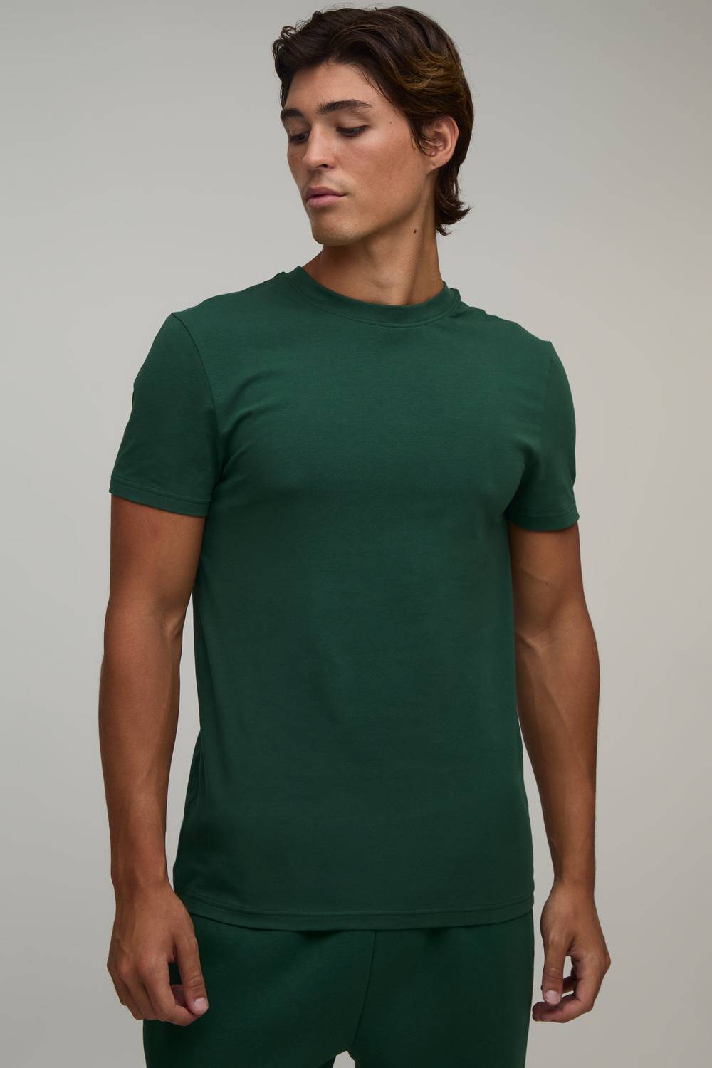 Essential Muscle Fit T-Shirt | Forest | Size 2XL