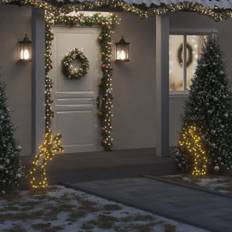 Julmeteor med spett 80 LEDs 62 cm