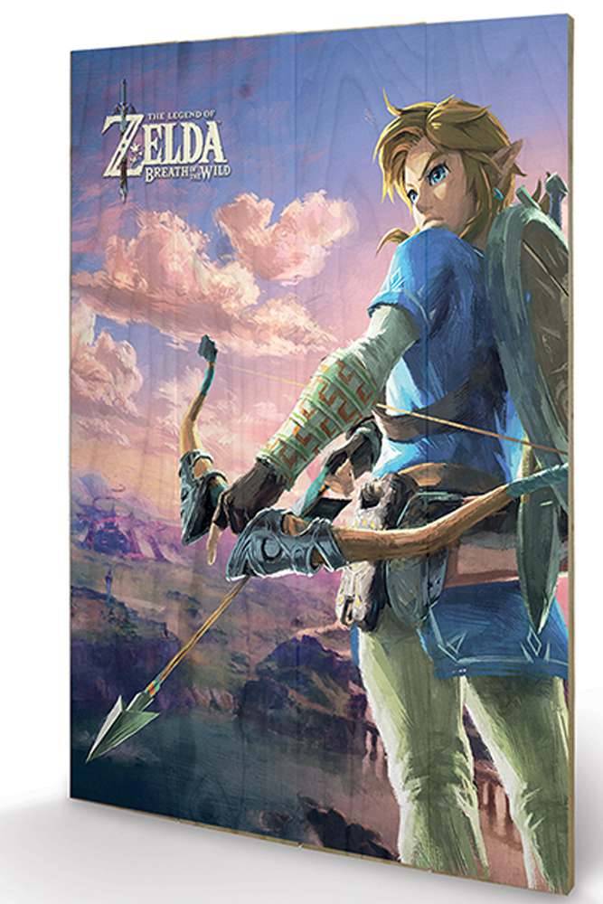 The Legend of Zelda: Breath of the Wild Landscape Wood Print