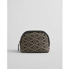 G PATTERN FABRIC MAKE UP BAG
