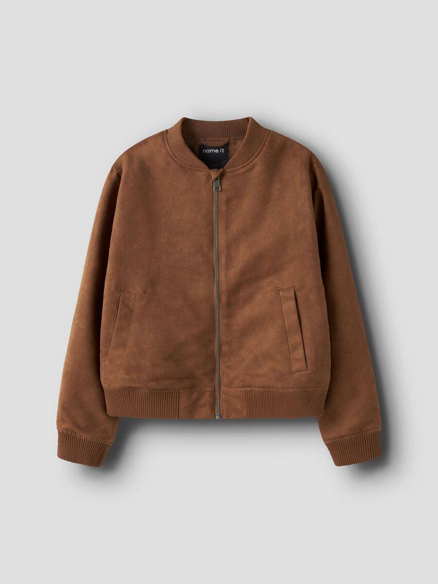 Bomberinspirerad Jacka - Brun - 128