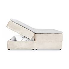 DANVIK 180 Boxsäng Sammet Beige