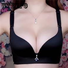 Push Up BH:ar Seamless BH:ar Sexiga Underkläder Intimates Comfort Damunderkläder 90C