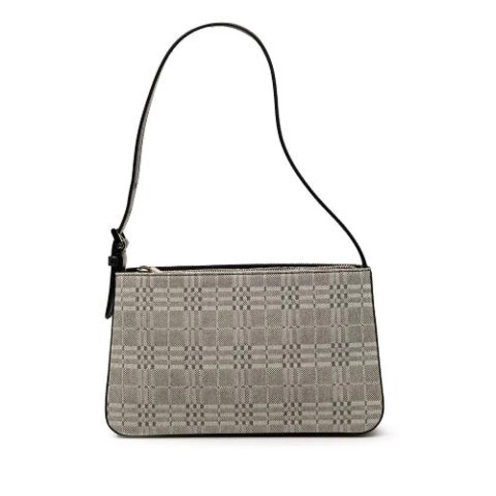 Burberry Vintage Pre-owned Canvas Skuldertaske - Vintage - Dame - Grå - ONE SIZE - Uld