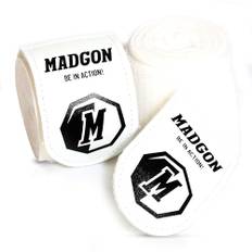 MADGON Handlindor för Boxning med Toppkvalitativt Kardborreband och Tumögla - 3m / 3,8m / 4,5m - Tåliga Boxningslindor - MMA, Boxning, Kickboxning, Sparring - Handledsstöd - Utmärkt Svettabsorbering
