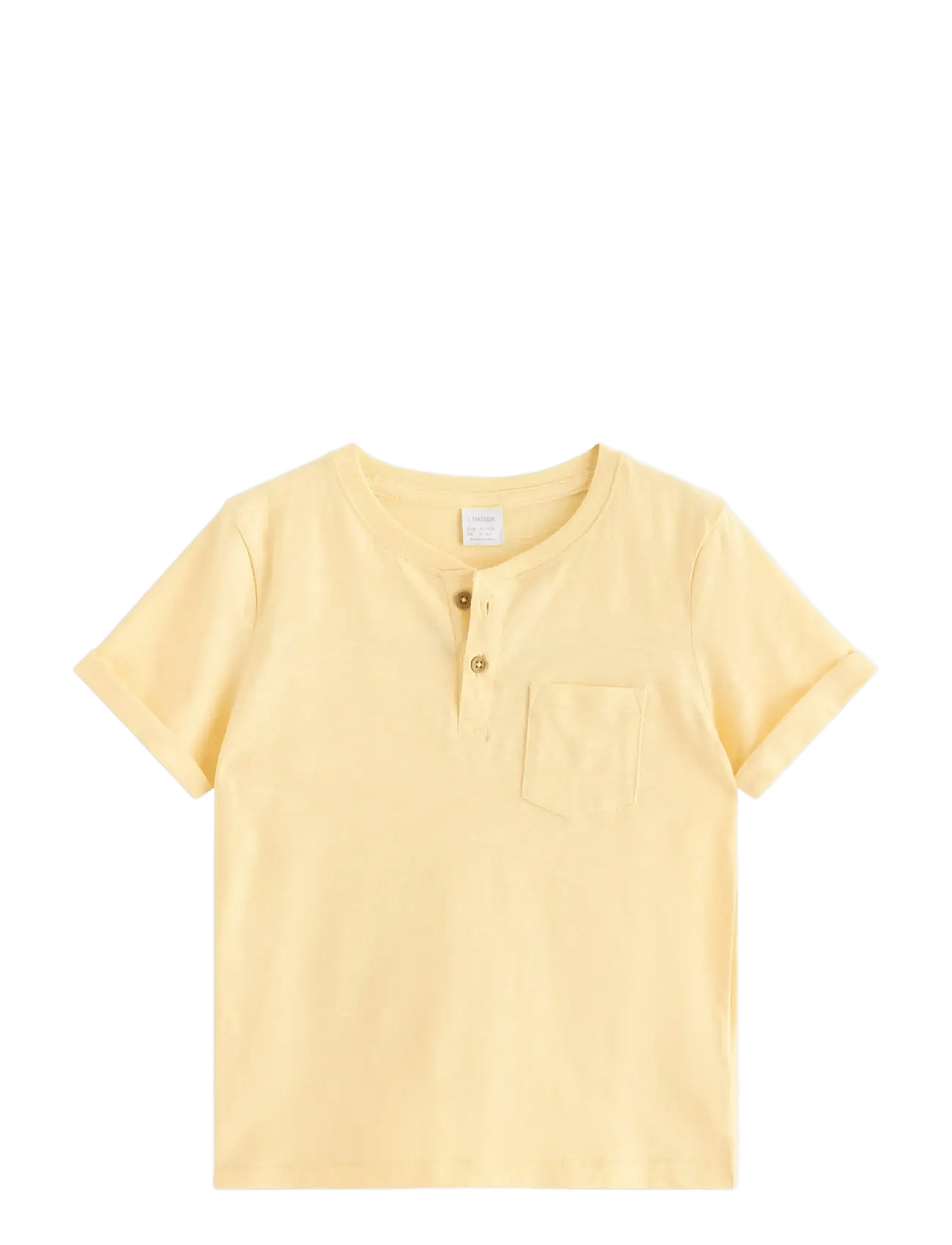 Lindex Top In Slub Jersey - Yellow - 92