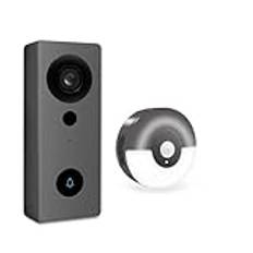 Trådlös videodörrklockakamera, Video Dörrklocka Intelligent Video Intercom Video Fjärrdörr Dörrklocka Trådlös Övervakning för hemsäkerhet